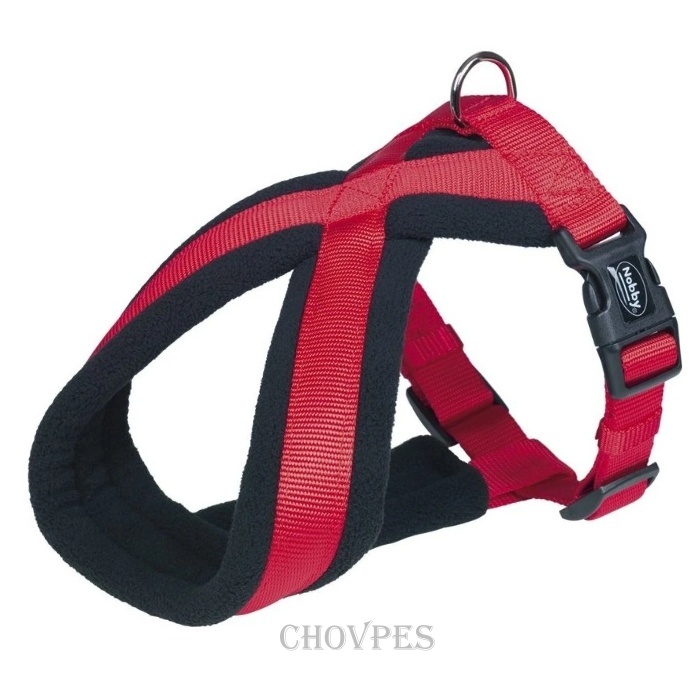 postroj na psa soft grip clasic cerveny CH | Chovpes Všetko pre šťastného psa postroj na psa soft grip clasic cerveny CH